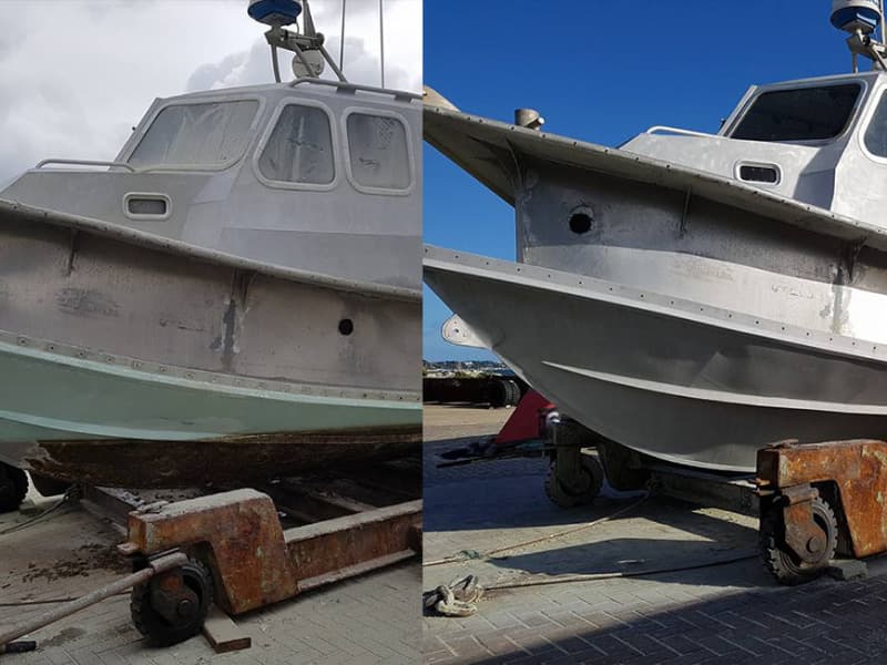Marine Surface Preparation project 3